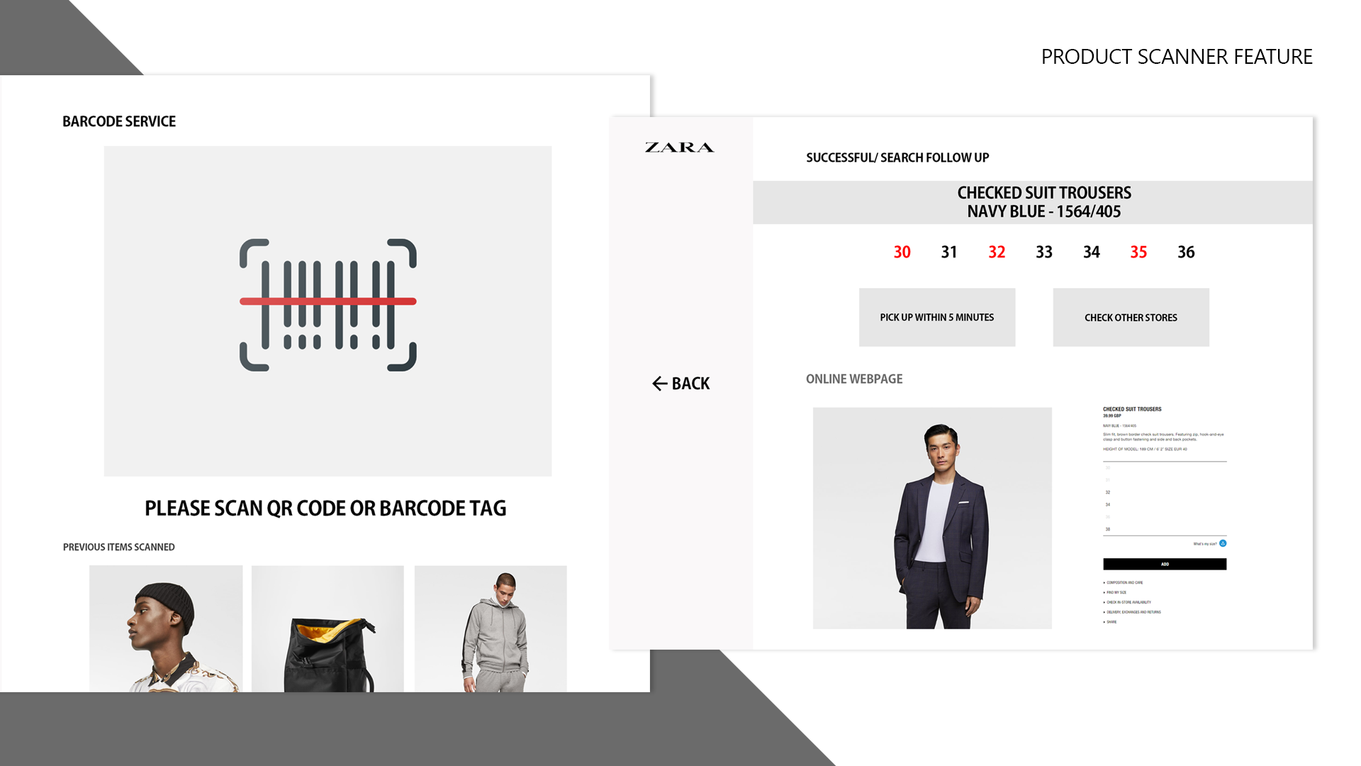 ZARA INSTORE TABLET CONCEPT